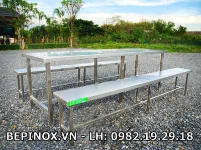 Bàn ghế ăn Inox