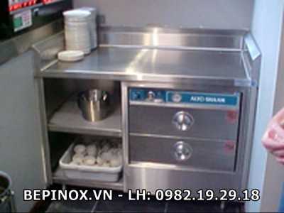Tủ inox 2 ngăn kéo
