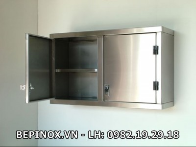 Tủ inox treo tường 2 cánh
