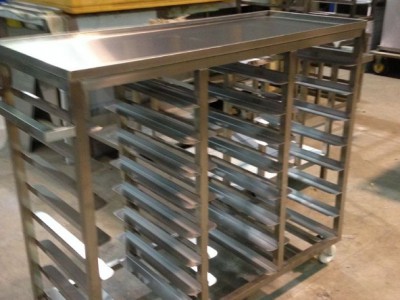 Bàn chở khay Inox